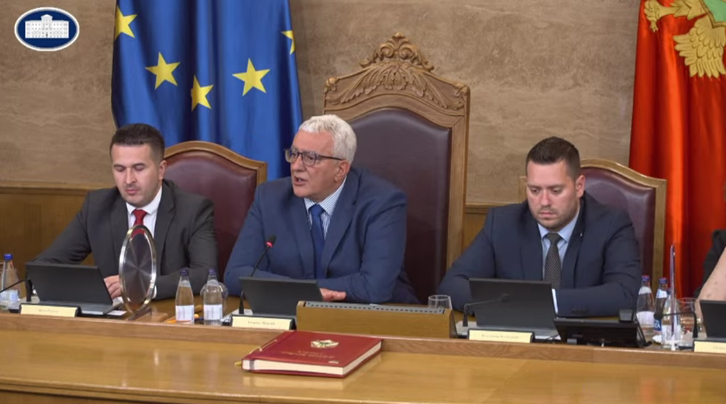 Andrija Mandić (Foto: Skupština Crne Gore/Youtube)