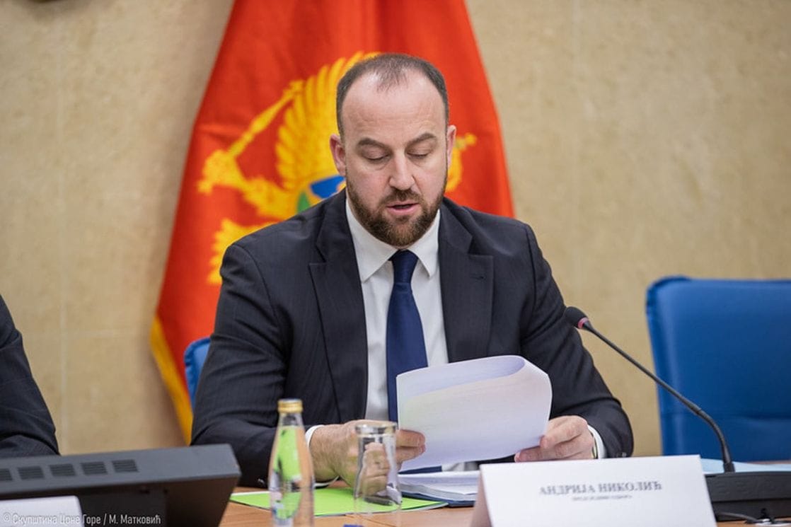 Andrija Nikolić (Foto: Skupština Crne Gore)