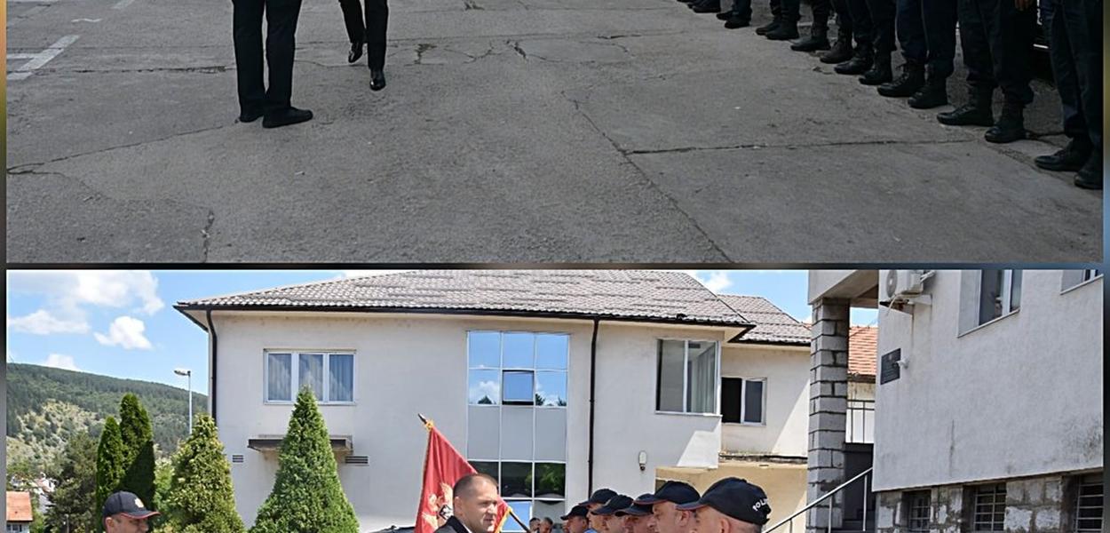 Šćepanović u Nikšiću (Foto: Uprava policije)