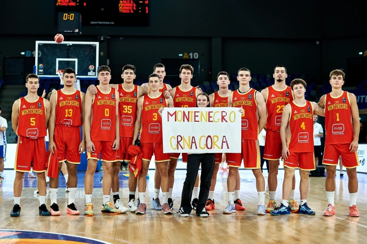 Muška juniorska košarkaška reprezentacija Crne Gore (Foto: FINA Europe)