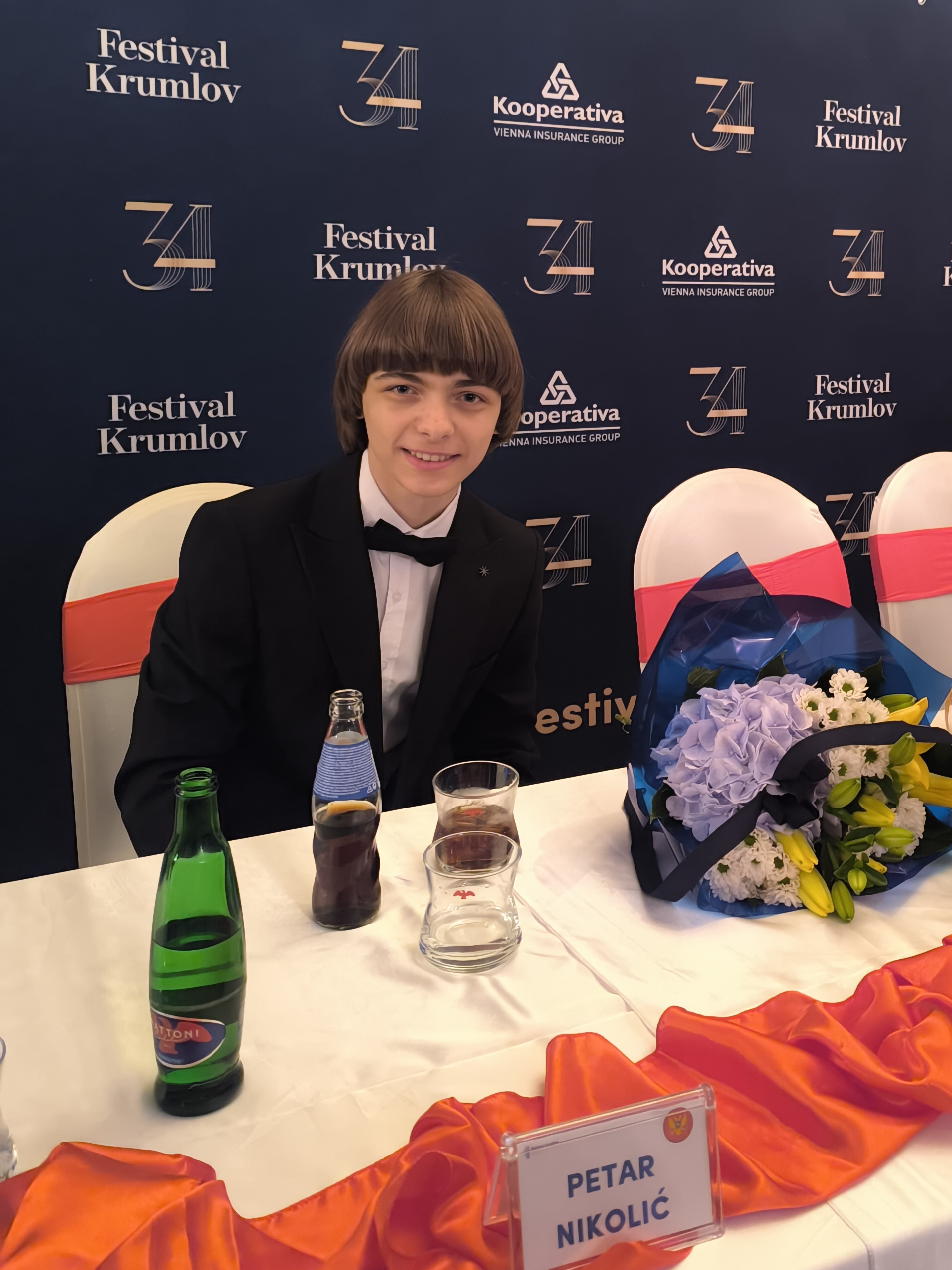 Petar Nikolić na Međunarodnom muzičkom festivalu u Krumlovu