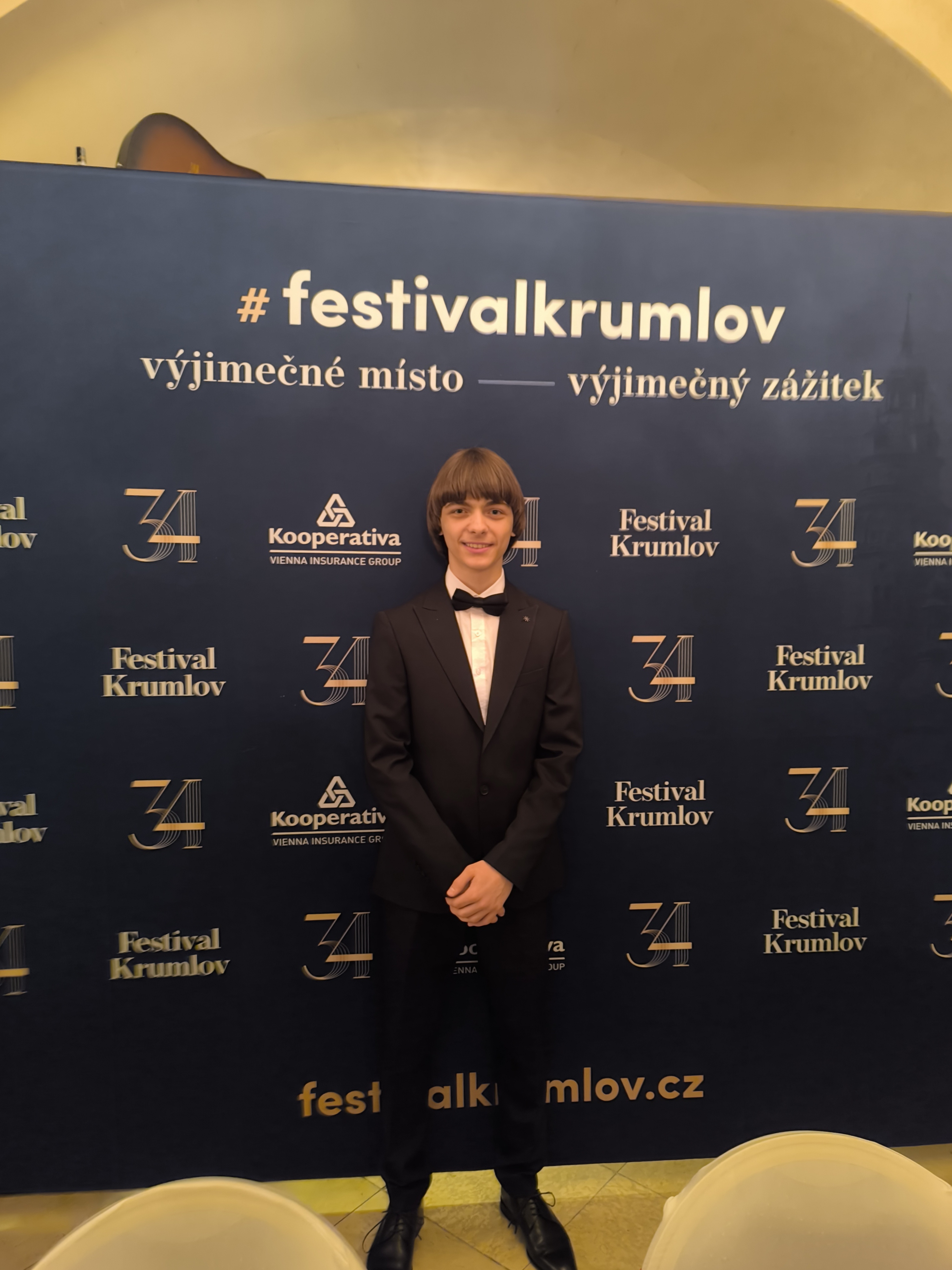 Petar Nikolić na Međunarodnom muzičkom festivalu u Krumlovu