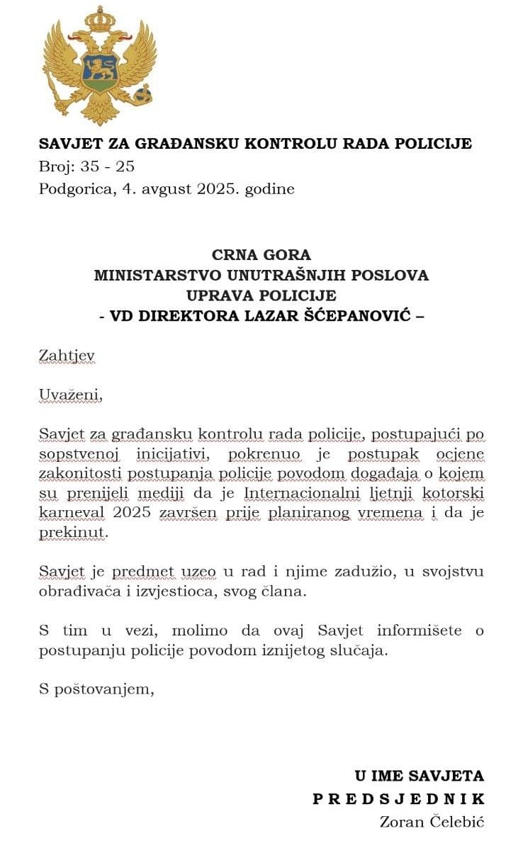 Savjet za građansku kontrolu policije 