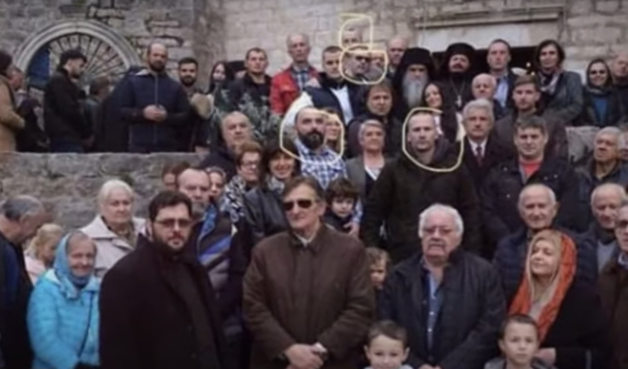 Članovi OKG Budvanska sa Amfilohijem