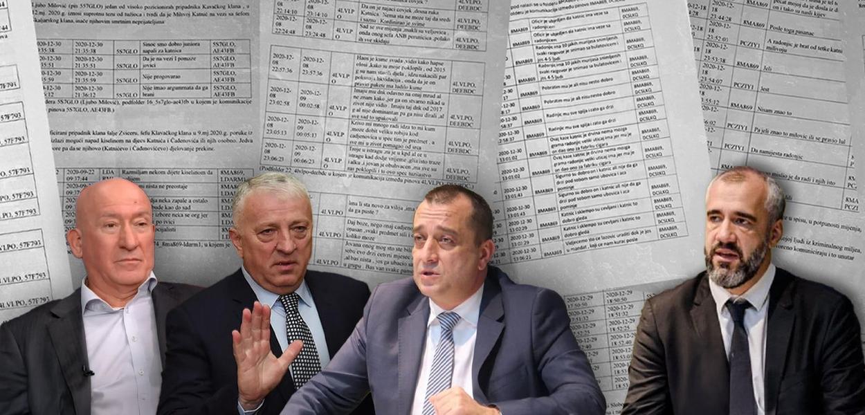 OPTUŽNICA NA KLIMAVIM NOGAMA: Milivoje Katnić, Zoran Lazović, Saša Čađenović i Miloš Šoškić