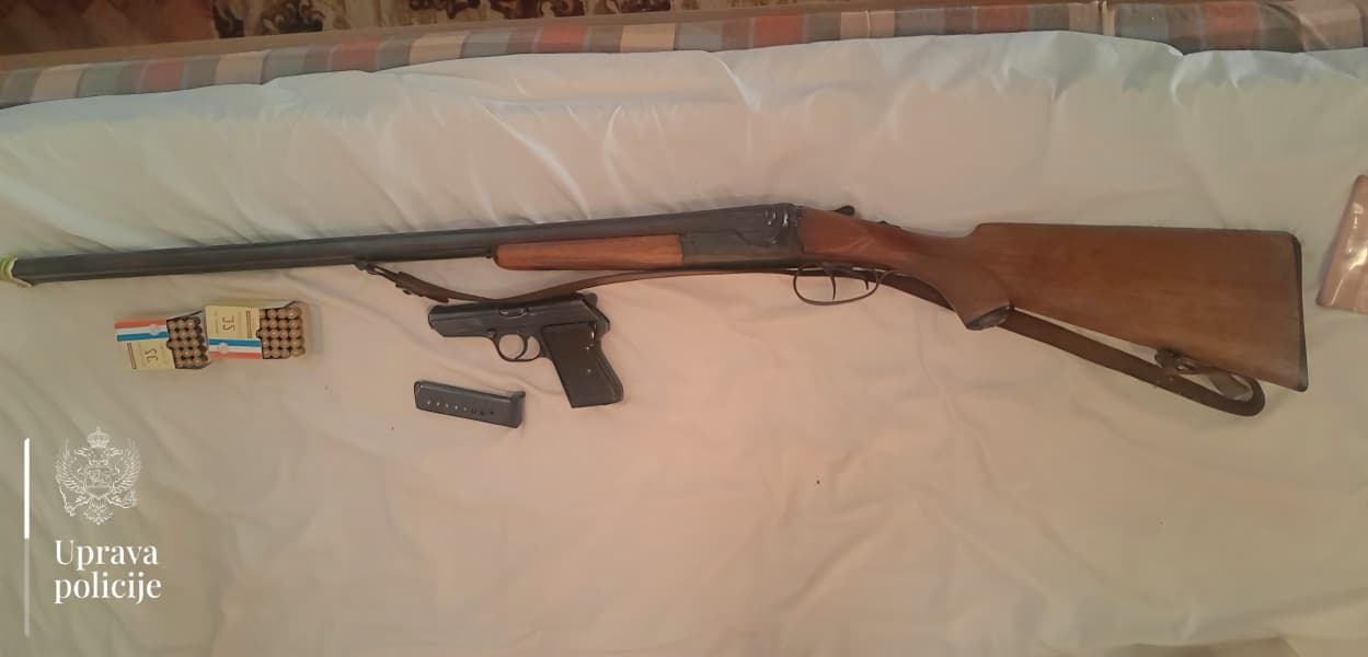Oduzeto oružje i municija (Foto: UP)