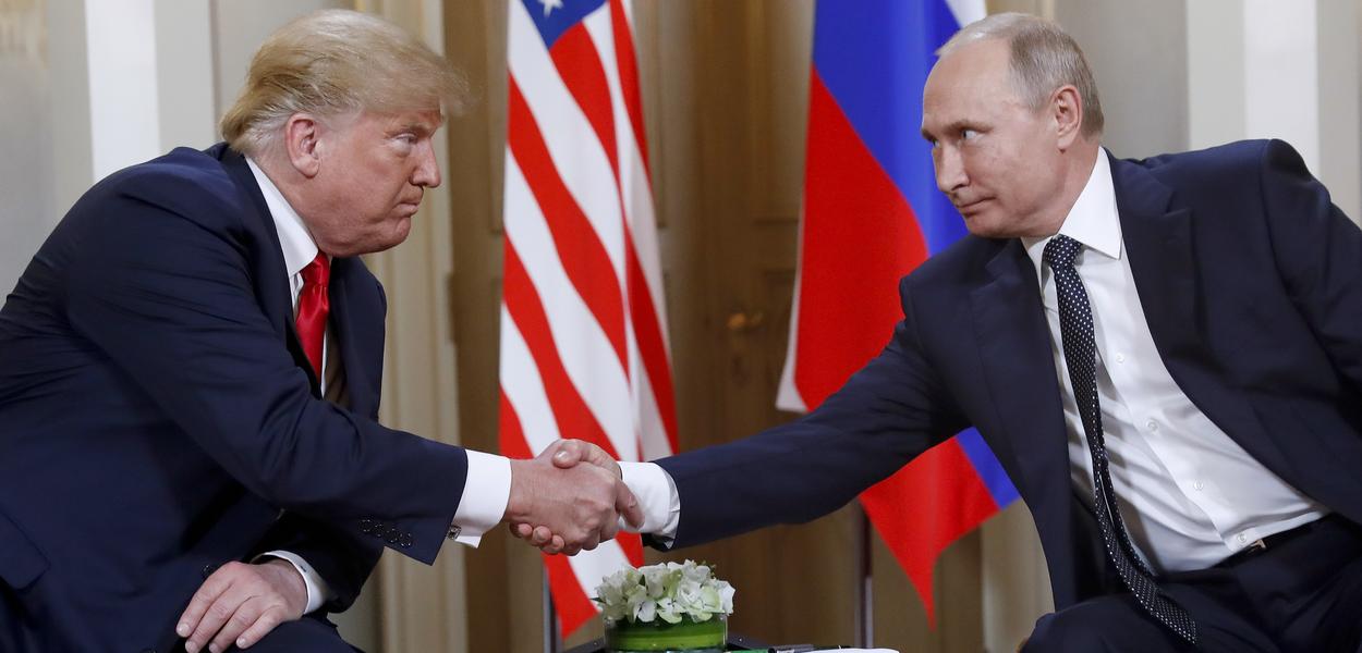 Donald Tramp i Vladimir Putin na sastnku u Helsinkiju, 16. jula 2018. godine (Foto: Pablo Martinez Monsivais)