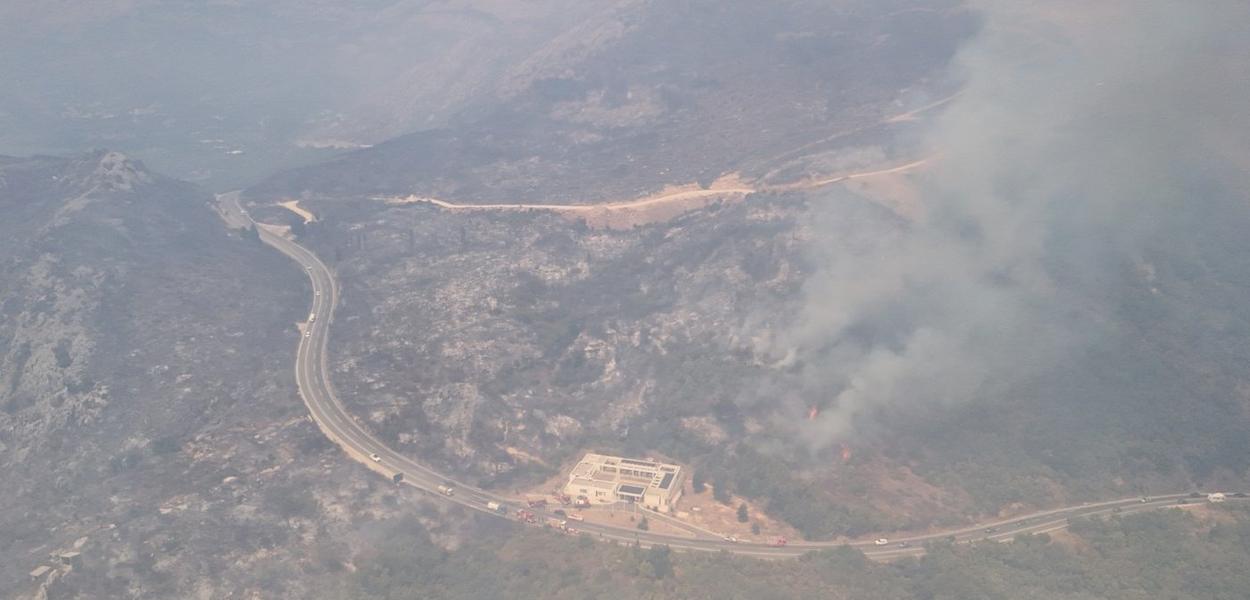 Požar u Buljarici (Foto: Mediabiro)