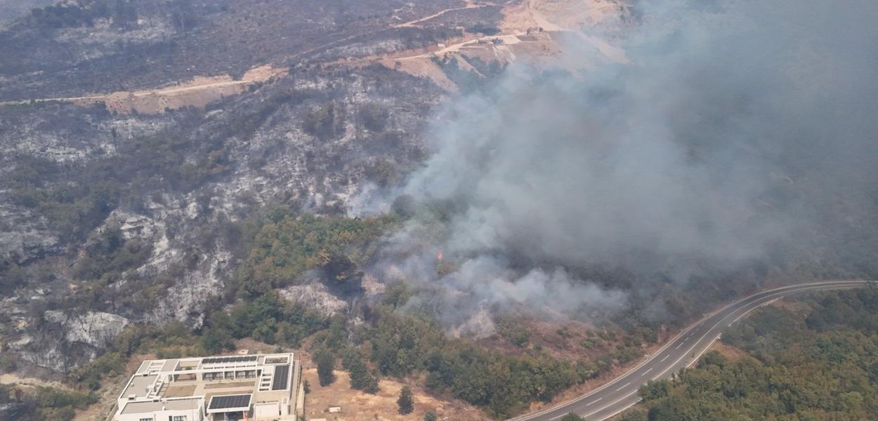 Požar u Buljarici (Foto: Mediabiro)