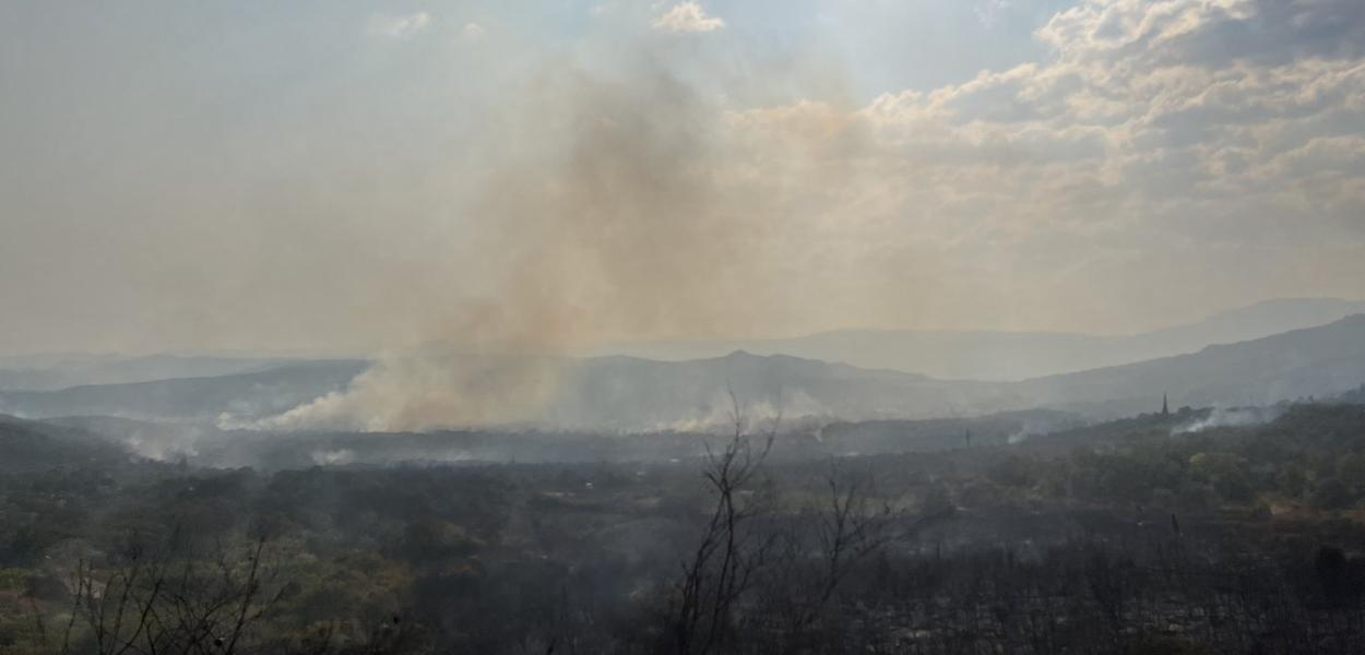 Požar u Piperima (Foto: Portal ETV/Tamara Klikovac)