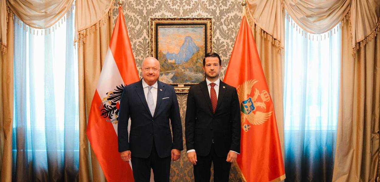 Štoker i Milatović (Foto: Kabinet predsjednika Crne Gore)