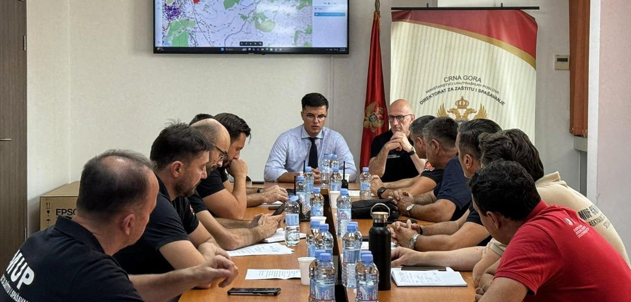 Operativni štab (Foto: MUP)