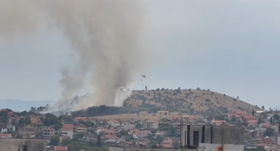 Požar na Dajbabskoj gori (Foto: Portal ETV)