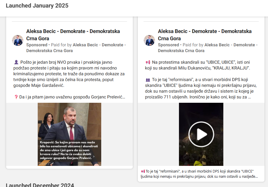 Demokrate reklame FB