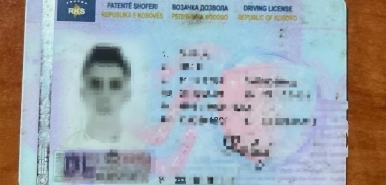Falsifikovana vozačka dozvola (Foto: Uprava policije)