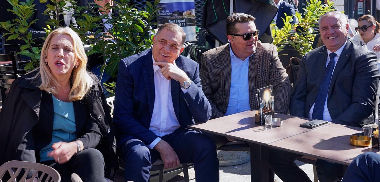 Cvijanović, Dodik, Stevandić i Višković (Foto: Radivoje Pavičić)