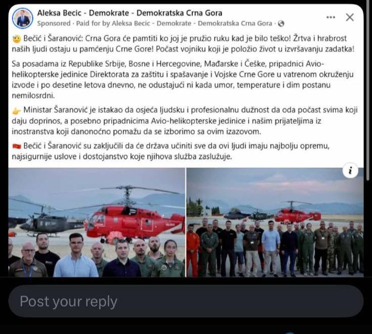 Objava Demokrata (Foto: Stop kadar)