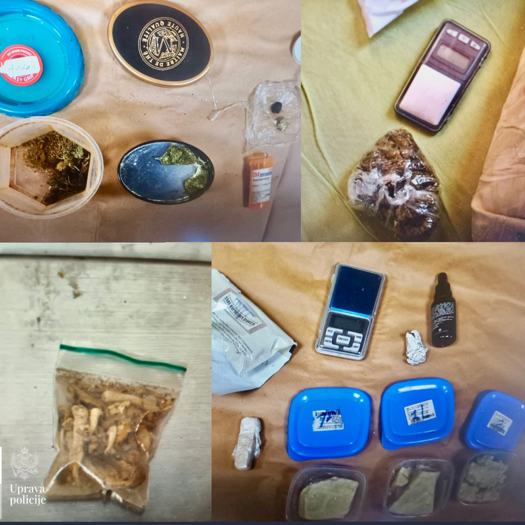 Oduzeta droga (Foto: Uprava policije)