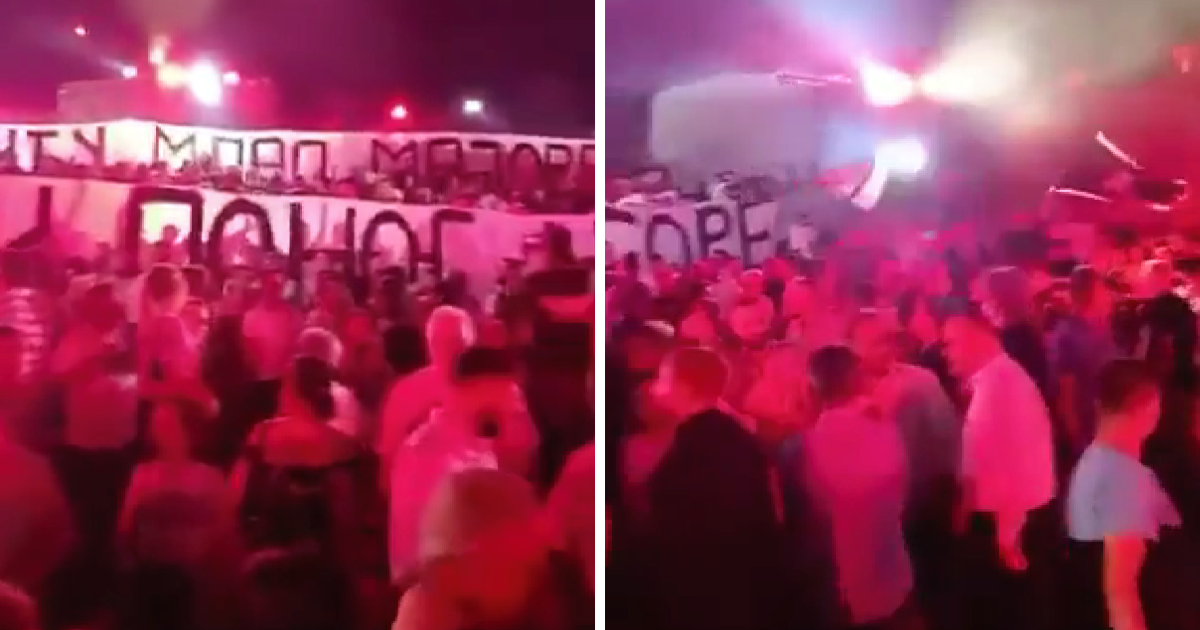 KOORDINIRANA AKCIJA: Navijači Crvene Zvezde ,,Delije" u akciji veličanja ratnog zločinca Đurišića