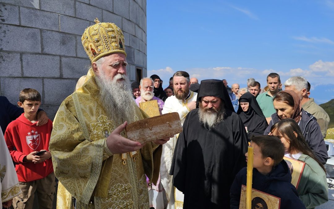 Joanikije na službi na Bjelasici (Foto: MCP)
