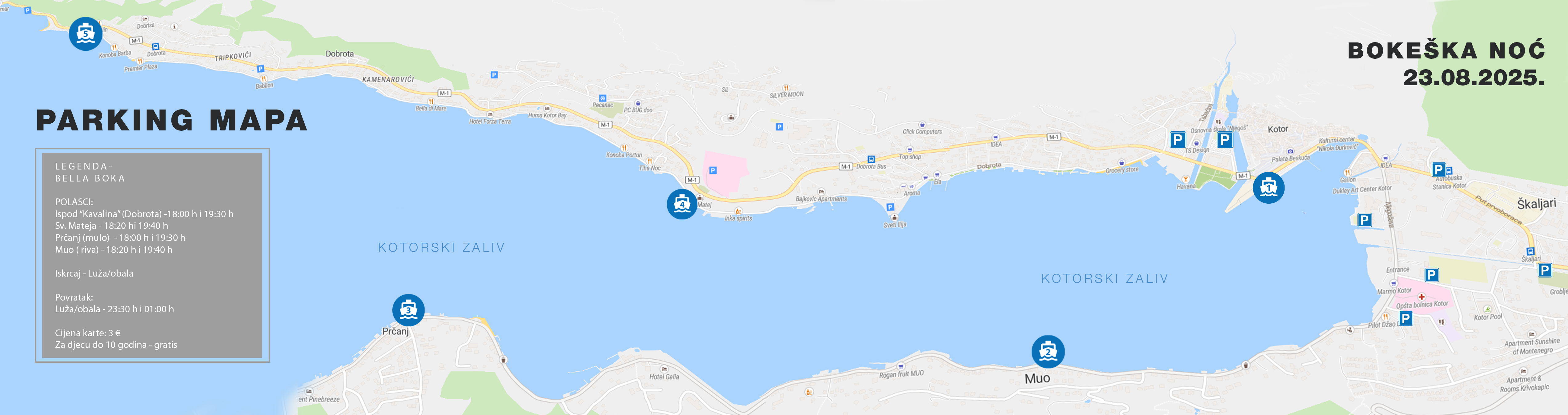Parking mapa