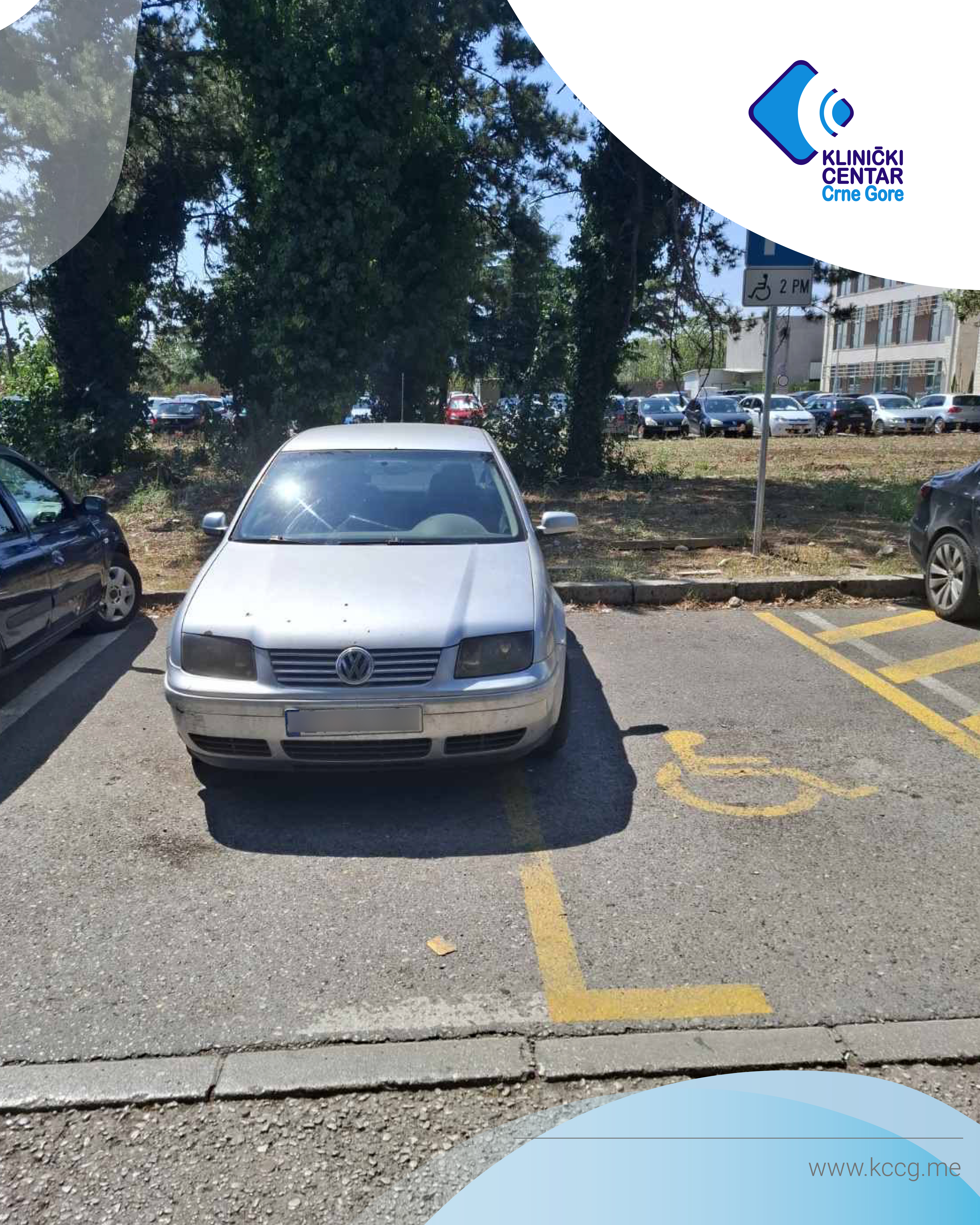 Nepropisno parkiranje u krugu KCCG