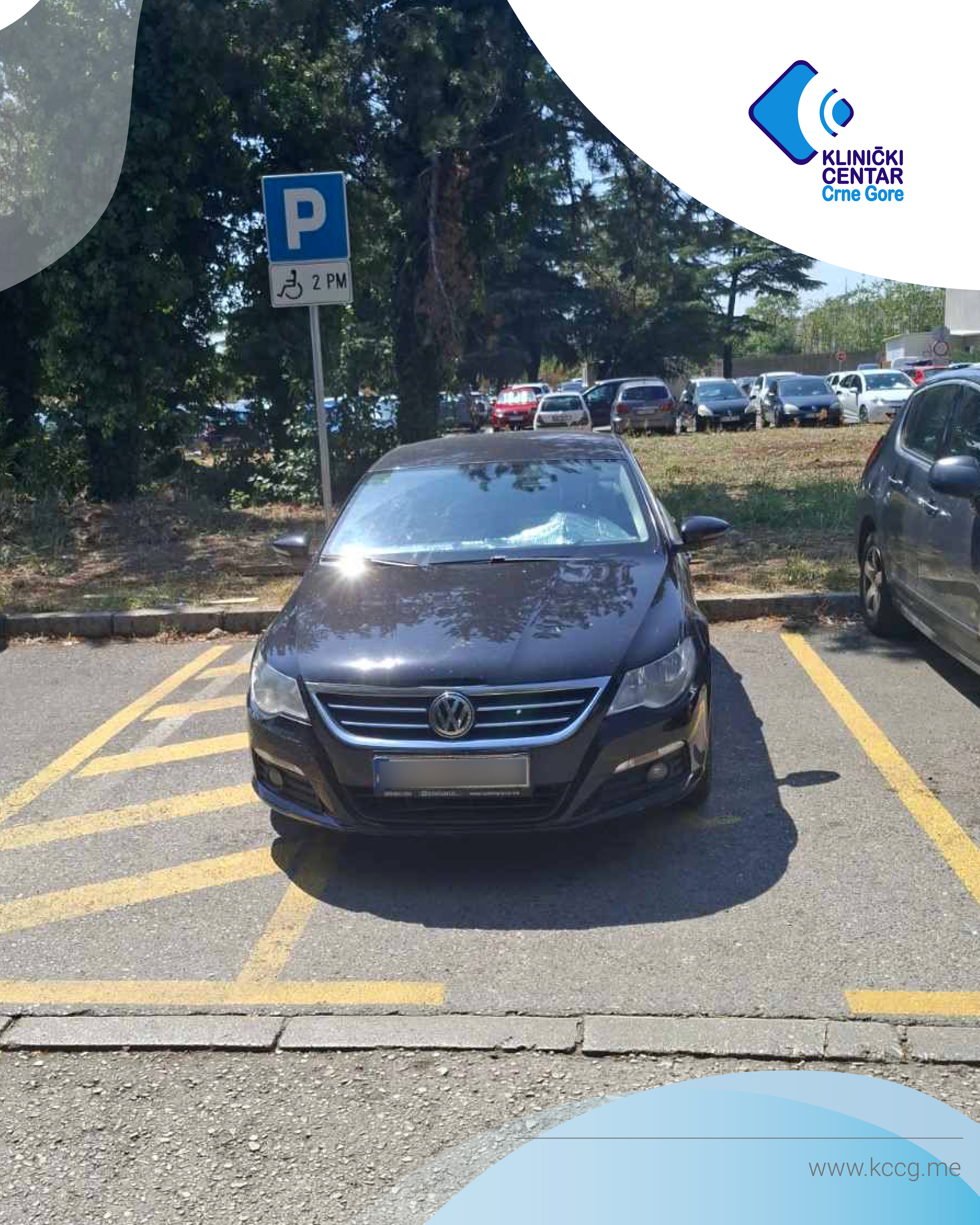 Nepropisno parkiranje u krugu KCCG
