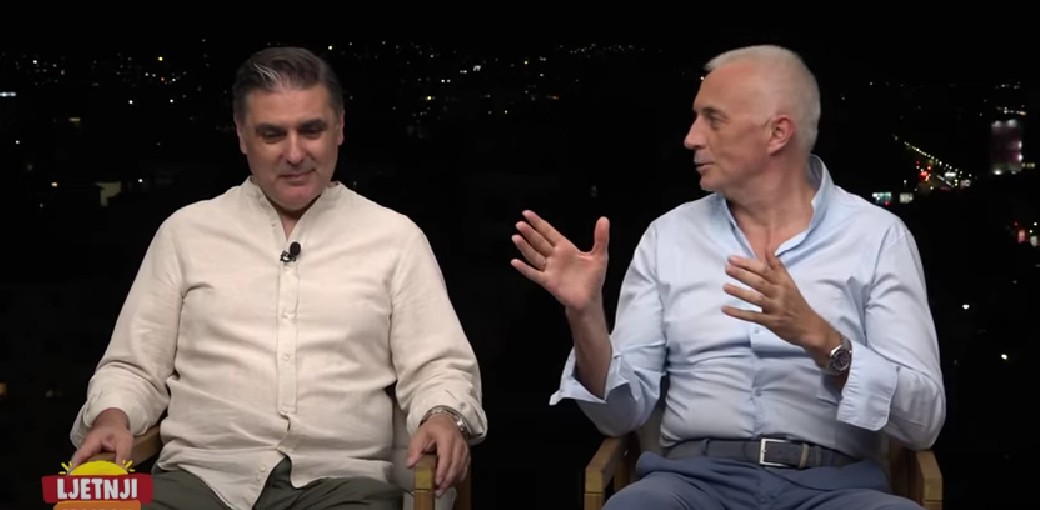 Srđan Bulatović i Darko Nikčević (Foto: Televizija E)