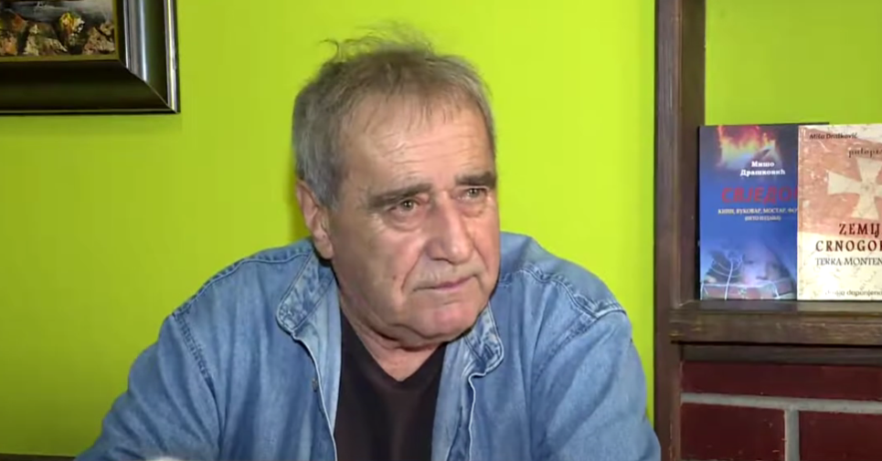 Milosav Mišo Drašković (Foto: TVCG - stop kadar)