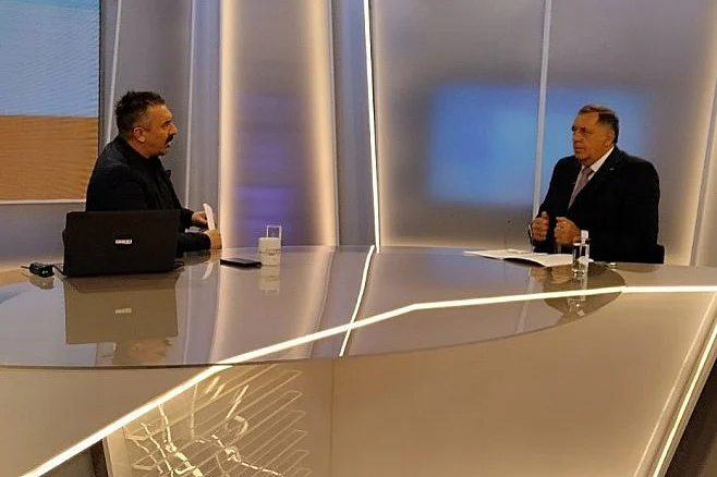 Dodik na RTRS-u (Foto: RTRS)