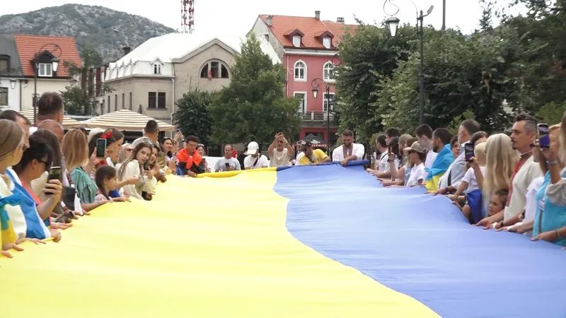 Na Cetinju obilježen Dan nezavisnosti Ukrajine (Foto: RTV Cetinje)