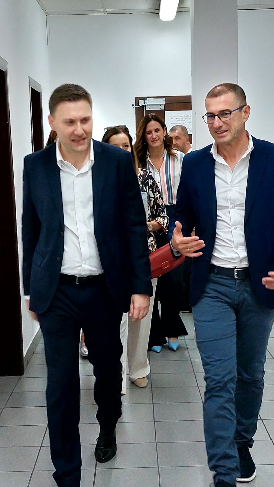 Šimun tokom obilaska (Foto: Ministarstvo zdravlja)