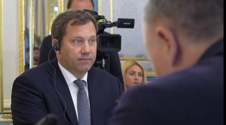 Lars Klingbajl na sastanku sa ukrajinskim predsjednikom Volodimirom Zelenskim, 26. avgust, Ukrajina (skrinšot) (Foto: Volodimir Zelenski/Facebook)