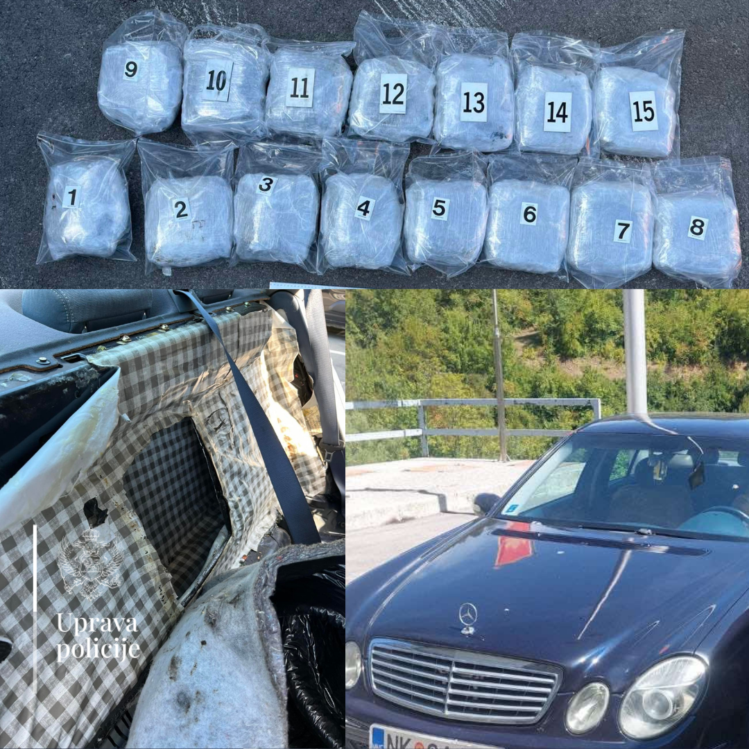 Pronađena marihuana na GP Dračenovac (Foto: Uprava policije)