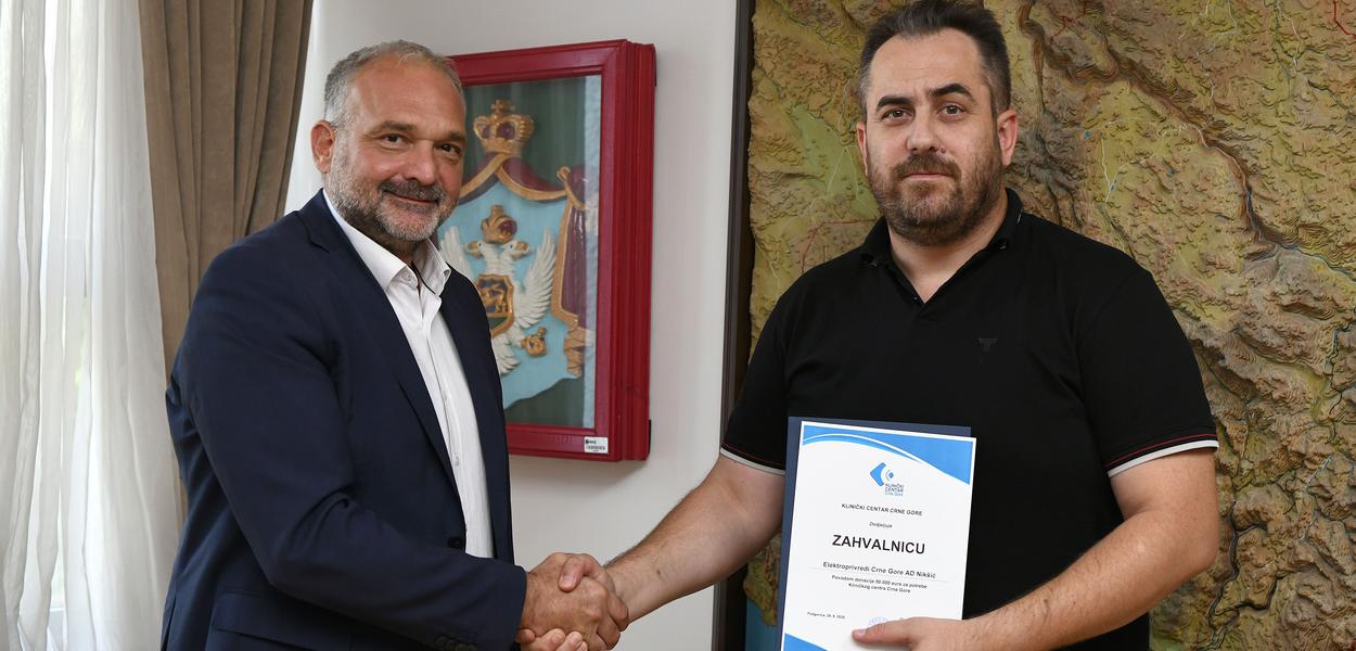 Radović i Tomašević (Foto: EPCG)