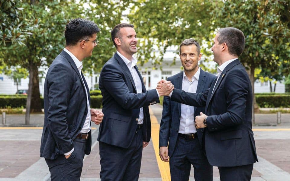 PROŠLI DANI SREĆE I ZAJEDNIŠTVA: Šaranović, Spajić, Mujović i Bečić (Foto: UGC )