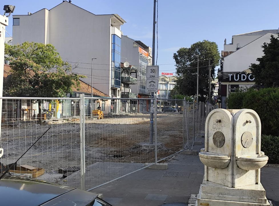 RADOVI POČELI KRAJEM AVGUSTA: Ulica Slobode (Foto: Portal ETV/Danijela Jovanović)