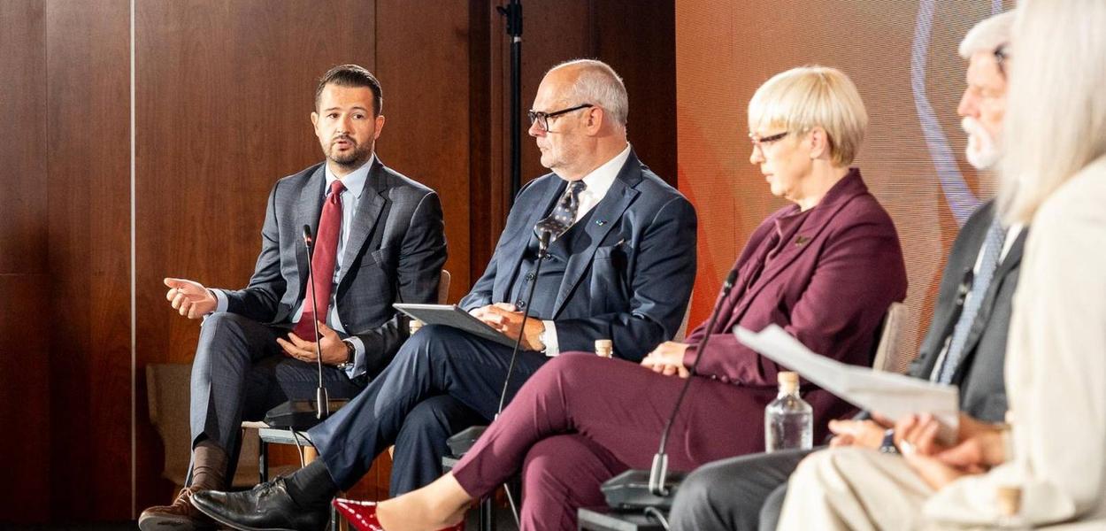 Milatović na Bledskom strateškom forumu (Foto: Kabinet predsjednika Crne Gore)