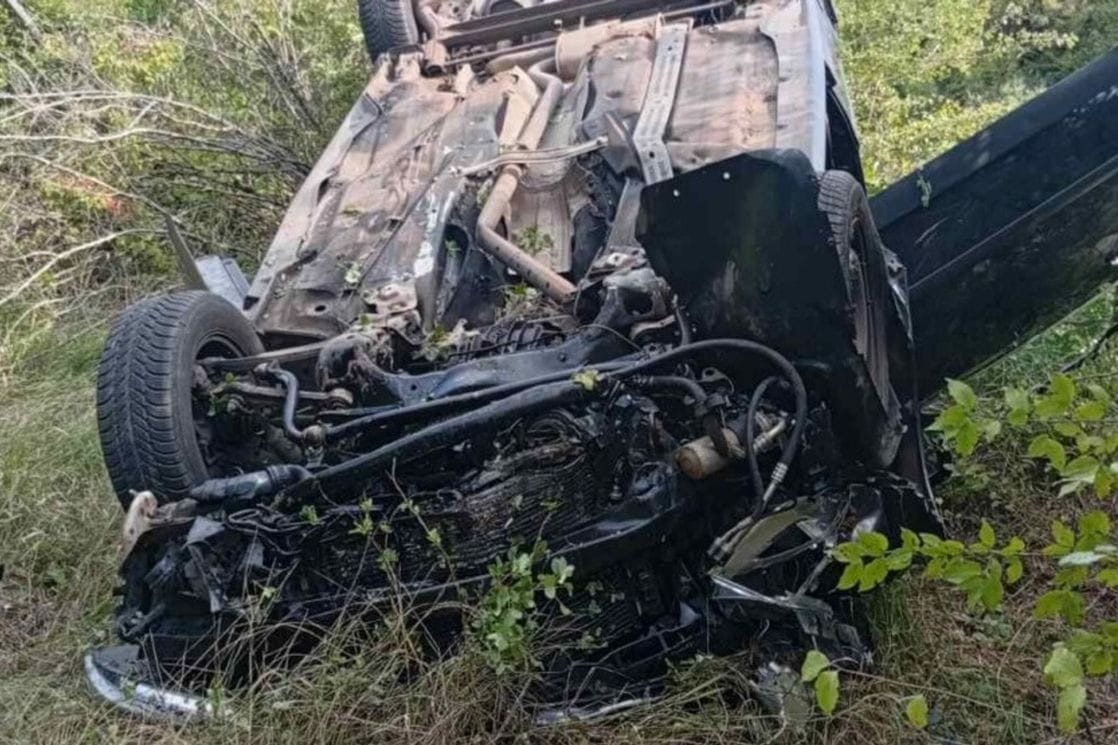 Sa mjesta nezgode (Foto: Služa zaštite i spašavanja Nikšić)