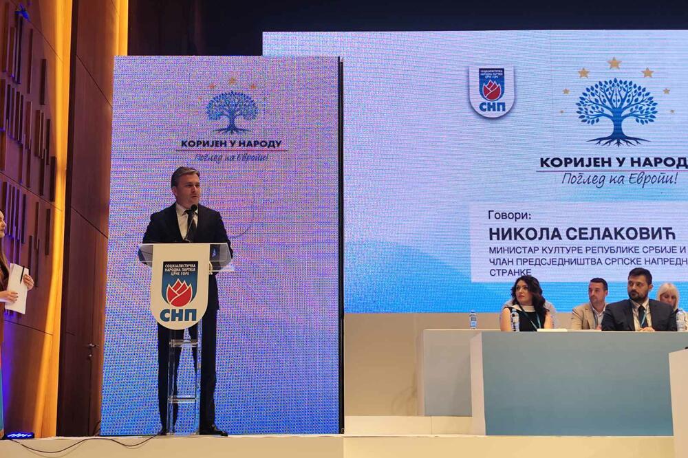 VUČIĆEV ČOVJEK: Nikola Selaković, ministar kulture i član Predsjedništva SNS-a