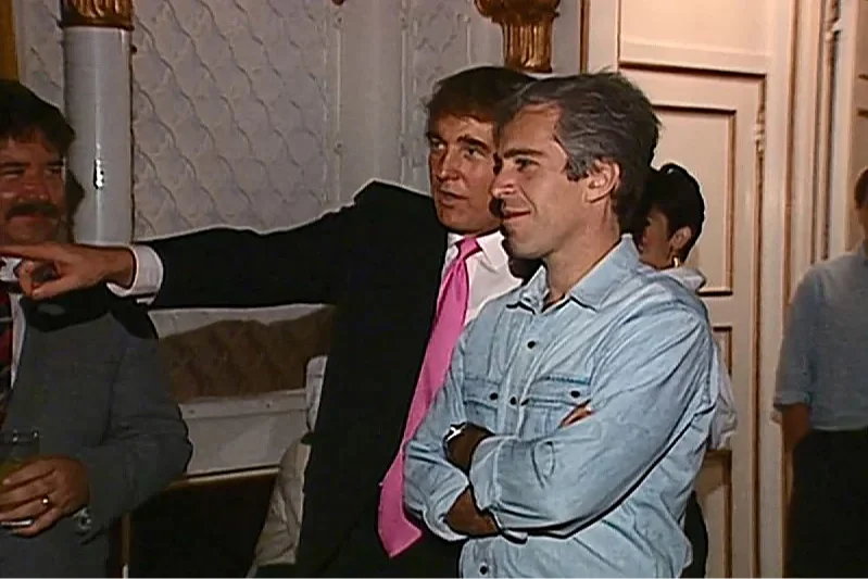 Donald Tramp i Džefri Epstin (Foto: Klix.ba/Youtube)