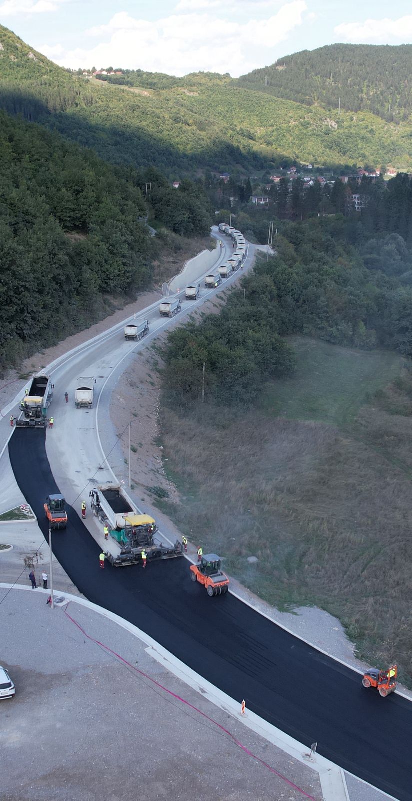 Afaltiranje puta Berane-Ribarevine 