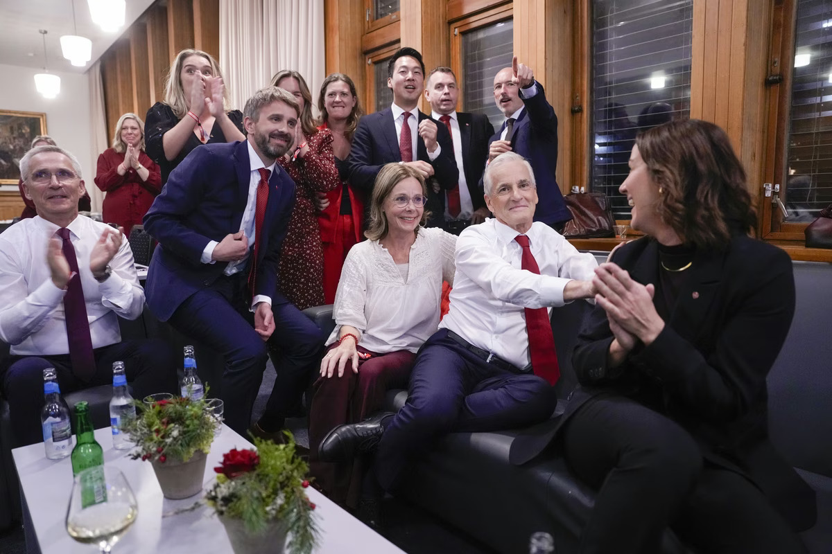 Norveška vladajuća Laburistička partija (Foto: Javad Parsa/NTB Scanpix via AP)