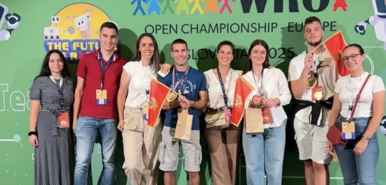 Ekipa ,,Litijumske baterije” u Sloveniji (Foto: Ministarstvo prosvjete, nauke i inovacija)