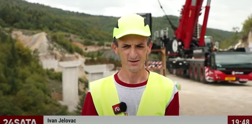 Već deceniju živi posao koji ga istovremeno izaziva i inspiriše: Inženjer mostogradnje u kompaniji Bemax, Ivan Jelovac (Foto: Televizija E)