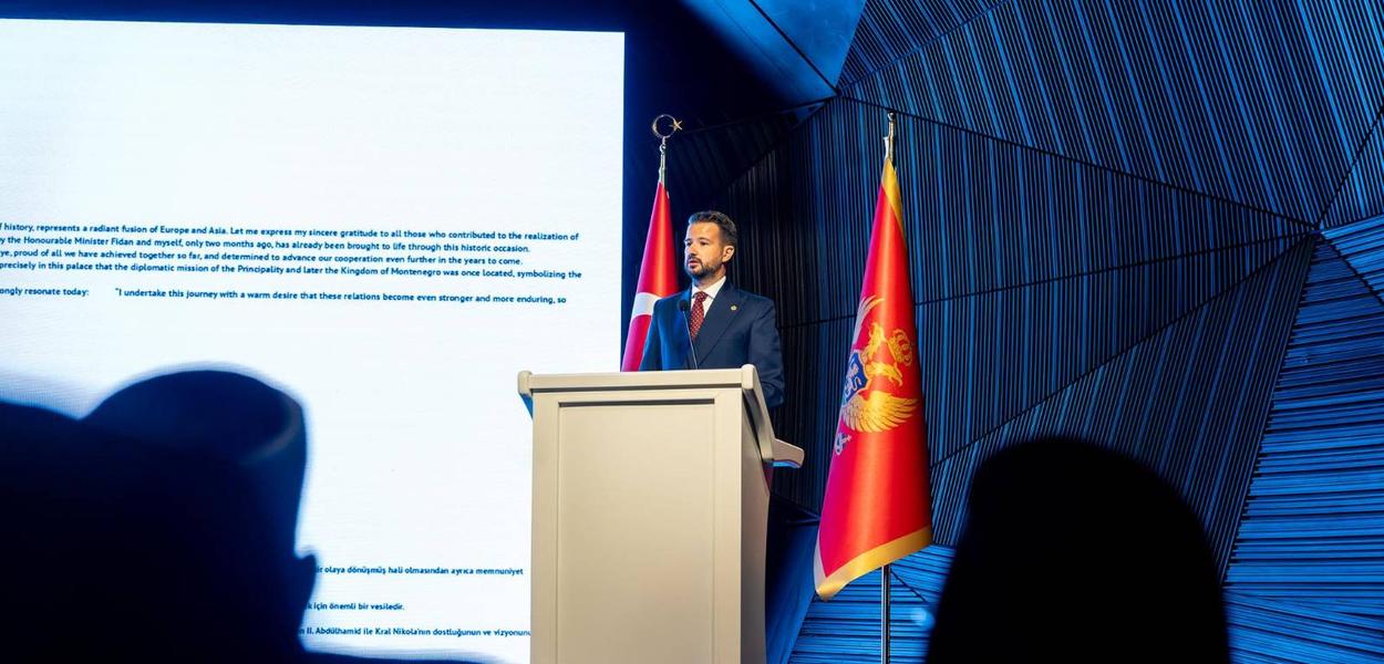 Milatović na svečanosti u Istanbulu (Foto: Kabinet predsjednika Crne Gore)