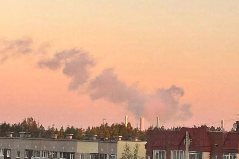 Dim u Lenjingradskoj oblasti nakon napada (Foto: Hromadske)