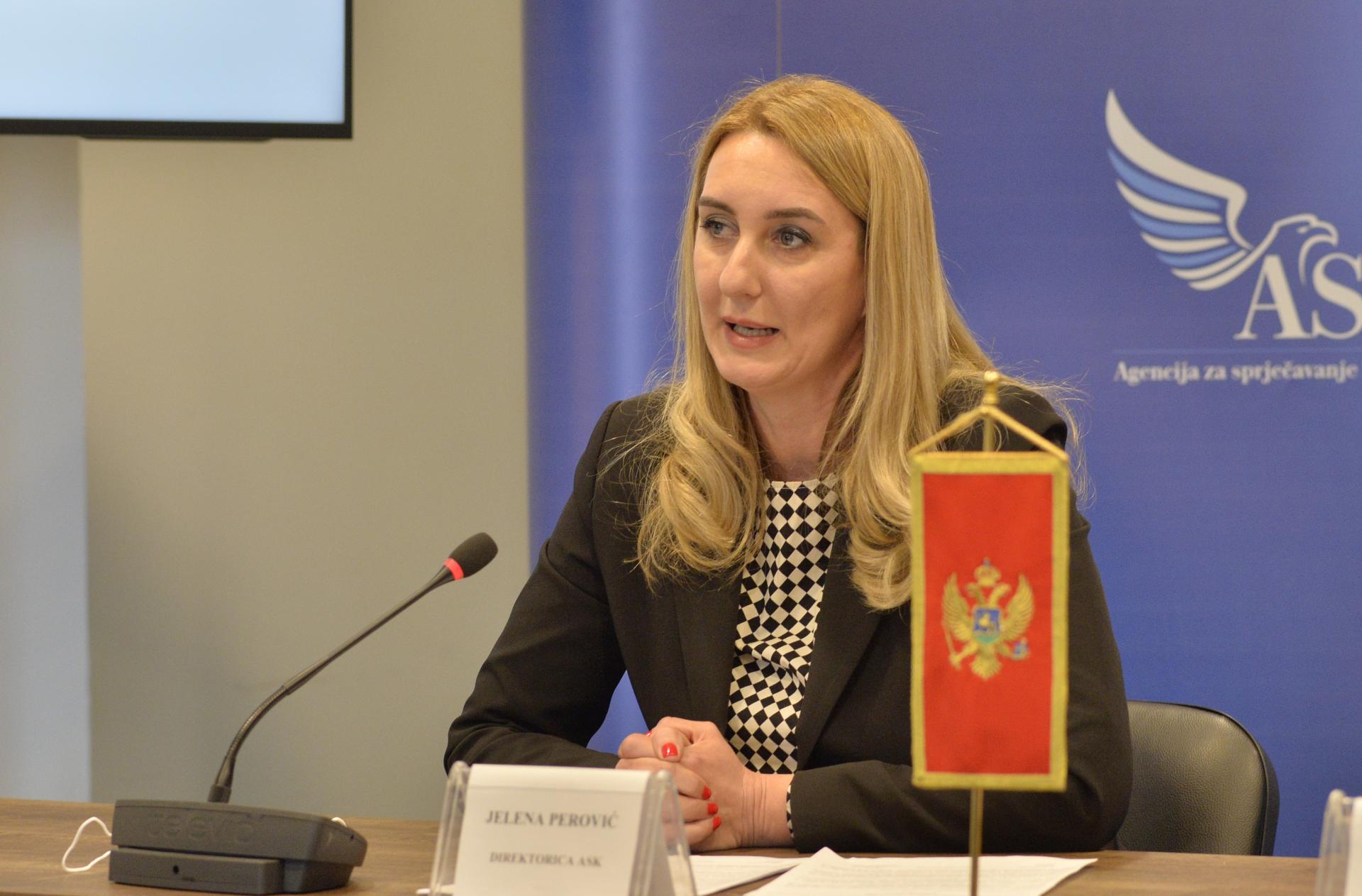 NA UDARU ,,KOLEGA": Jelena Perović, bivša direktorica Agencije za sprječavanje korupcije 