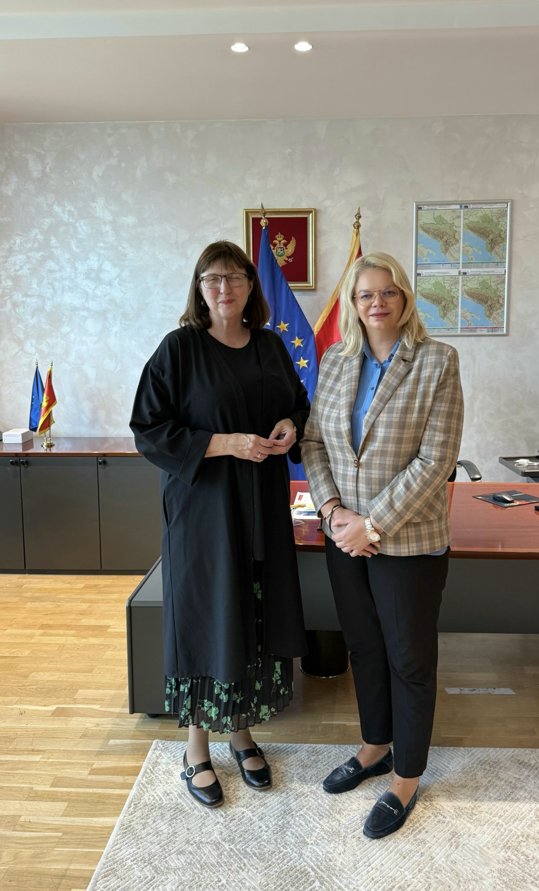 Meken i Vukićević (Foto: Ministarstvo saobraćaja)