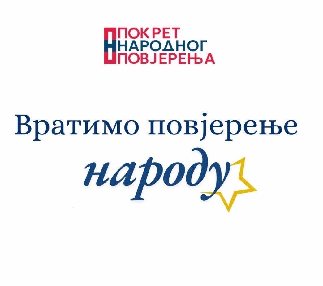 Logo i slogan (Foto: Pokret narodnog povjerenja)